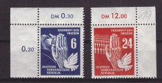 DDR 1950 - Mi276, 279 MNH colt coala foto