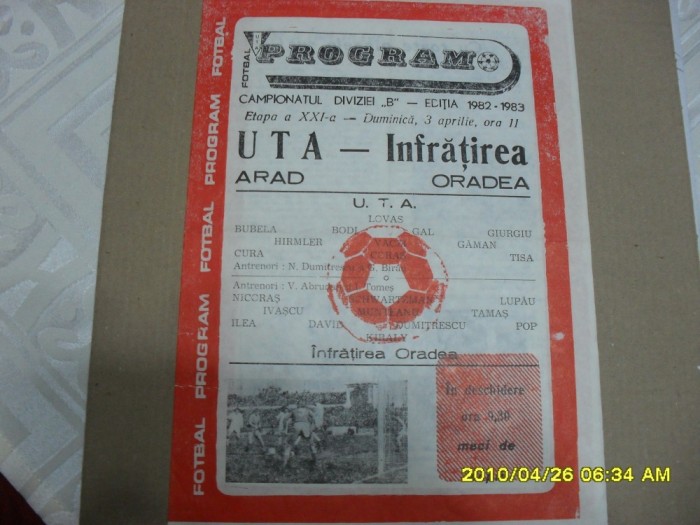 program UTa - Infratirea Oradea