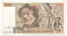 Franta 1979 - 100 francs cc foto