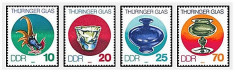 DDR 1983 - sticlaria Thuringer, serie neuzata foto