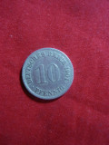Moneda 10 pf Germania 1901 litera D , Cu-Ni ,cal.f.buna, Europa