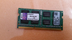 Memorie Laptop Kingston Sodimm DDR3 4 GB 1333 Mhz PC3-10600 MHz foto