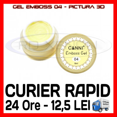 GEL EMBOSS GD COCO 04 - PICTURA 3D PT LAMPA UV, MANICHIURA GEL, GELURI COLOR foto