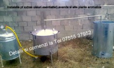 Instalatie pt extras uleiuri esentialte din Lavanda,Trandafiri,citrice etc.. foto