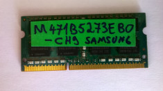 Ram laptop Samsung 4GB PC3-10600 DDR3 1333Mhz M471B5273EB0-CH9 PC3 1.5V Sodimm foto