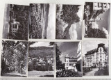 Bnk foto - Lot 8 fotografii Calimanesti-Olanesti-Govora, Alb-Negru, Romania de la 1950, Cladiri
