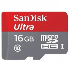 SanDisk Card Micro SDHC 16GB UHS-I Class 10 80 MB/s + Adaptor SD SDSQUNC-016G-GN foto