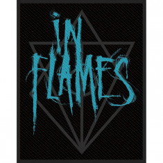 Patch In Flames - Scratched Logo foto