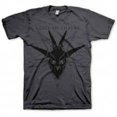 Tricou Alice in Chains - Black Skull foto