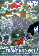 Poster Vintage - Propaganda de razboi , Germania 1944 foto