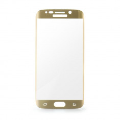 Folie Sticla Full Face - SAM Galaxy S6 Edge Auriu foto