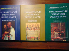 Istoria literaturii crestine vechi grecesti si latine, 3 vol - C. Moreschini foto