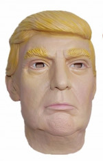 Masca realista Donald Trump - bal mascat - party - cadou - petrecere - carnaval foto