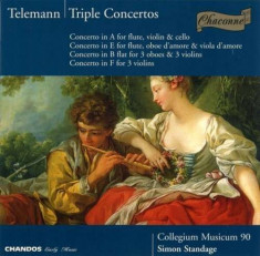 G.P. Telemann - Triple Concertos ( 1 CD ) foto