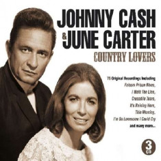 Johnny &amp;amp;amp; June Carte Cash - Country Lovers ( 3 CD ) foto