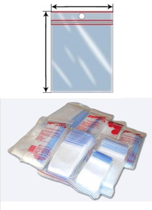 1000 pungi ziplock 120x 170 mm