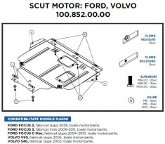 Scut Motor Ford Focus 2. 3. C-Max. Volvo V40. V50 Toate 26875 foto
