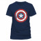 Tricou Marvel - Cap Shield Distressed