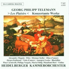 G.P. Telemann - Les Plaisirs-Konzertante Werke ( 1 CD ) foto