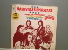 NASHVILLE SUPERSTARS:J.CASH,K.KRISTOFFERSON(1975/CBS REC/HOLLAND) -Vinil/Country foto