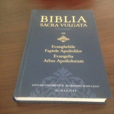 BIBLIA SACRA VULGATA. EVANGHELIILE SI FAPTELE APOSTOLILOR, EDITIE BILINGVA