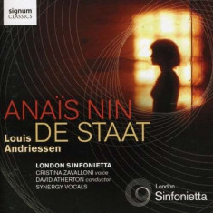 L. Andriessen - De Staat/Anais Nin ( 1 CD ) foto