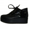 Pantofi cool, de culoare negru cu platforma (Culoare: NEGRU, Marime: 39)