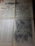 ziarul romania libera 7 martie 1977-foto si art. de la cutremurul din 4 martie