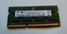 Memorii de laptop Sodimm 2GB DDR3 1333MHz (PC3-10600S) Samsung foto