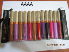 GLOSS URI ANASTASIA PERMANENTE SET 12 BUC ---SUPER PRET,SUPER CALITATE!A foto