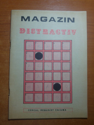 revista magazin distractiv anii &amp;#039;80 -centrul rebusist enigma foto