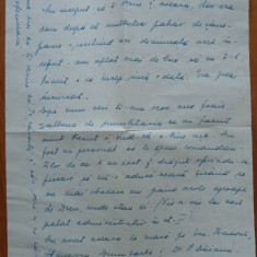 Scrisoare a lui Mia Groza catre fratele ei Petru Mircea Groza , 1941