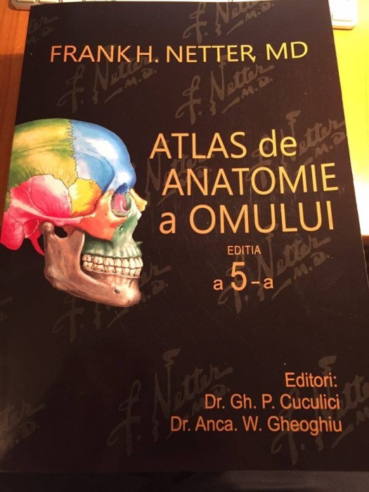 Atlas de Anatomie a Omului F.H. Netter editia a 5-a Romana foto mare Atlas de Anatomie a Omului F.H. Netter editia a 5-a Romana foto mare