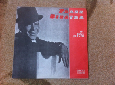 Frank Sinatra my blue heaven disc vinyl lp muzica jazz blues usoara ST EDE 01341 foto