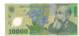 SV * Romania BNR 10000 / 10.000 LEI 2000 polimer semnatura E. Ghizari