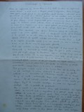 3 pagini manuscris Artur Silvestri; Istoriograf si scriitor