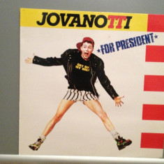 JOVANOTTI - FOR PRESIDENT (1988/INTERCORD REC/RFG) - Vinil/POP/IMPECABIL(NM)