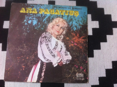 ana pacatius pe munte la semenic disc vinyl lp muzica populara folclor banat foto