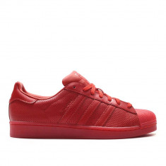 Adidas Superstar Adicolor -full red-piele naturala-garantie-S80326 foto