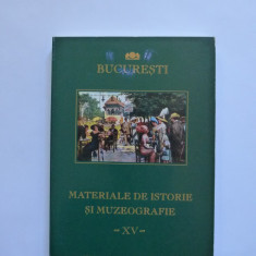 ANUAR ARHEOLOGIE, ARTA, MATERIALE DE ISTORIE SI MUZEOGRAFIE, XV, BUCURESTI, 2001