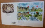 ANGLIA 1989 &ndash; PODURI, CANALE NAVIGABILE, FDC BLOC (1B)