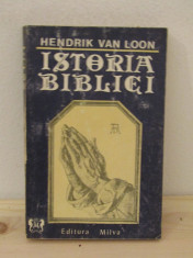Hendrik Van Loon - ISTORIA BIBLIEI foto