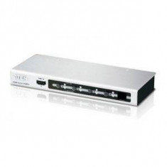 Video spliter Aten VS481A, intrare semnal video: 4xHDMI, iesirese semnal video: 1xHDMI foto