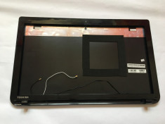 CARCASA CAPAC DISPLAY TOSHIBA C55D C55 C50 C50D ORIGINALA + RAMA BONUS foto