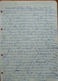 Scrisoare olografa Petru Groza catre Cleja Stefan , Batal. 3 Dorobanti , 1943