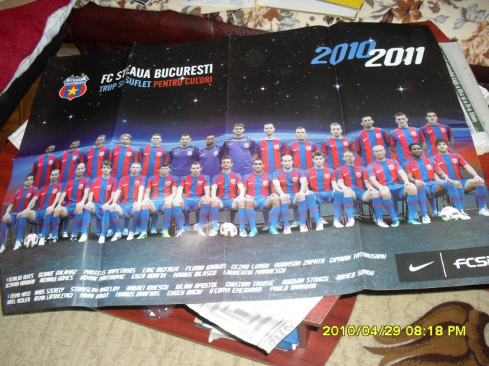 Poster Steaua 2010-2011