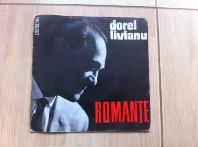 dorel livianu romante disc single 7&amp;quot; vinyl muzica romante slagare usoara veche electrecord EPC 765 foto