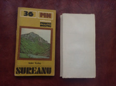 carte - Colectia muntii nostri nr 36 - Sureanu - 1986 / 176 pagini cu harta !!! foto