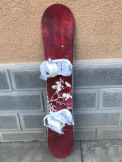 Placa snowboard ROXY Silhouette RED/GOLD 135cm si 150cm foto