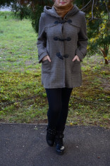 Jachete de toamna-iarna, culoare bej, casual (Culoare: BEJ, Marime: 46) foto